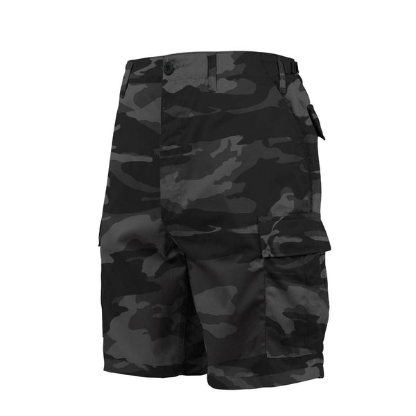 Colored Camo BDU Cargo Shorts – Black Camo | Rothco