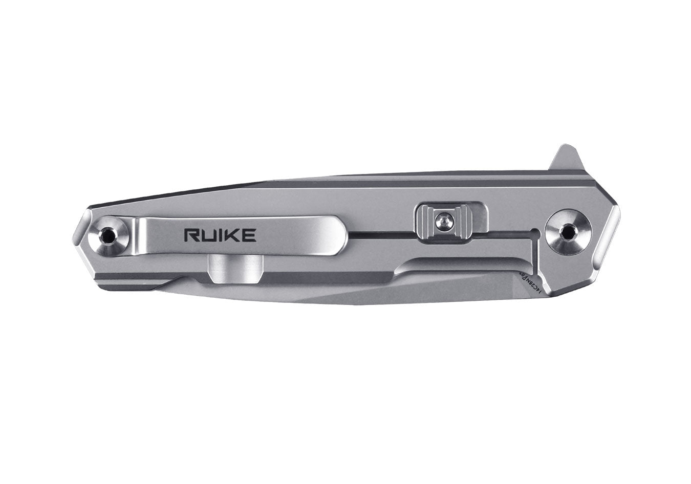 Ruike P875 Folding Knife – Engraved Handle w/ Carbon Fiber Bolster | Ruike