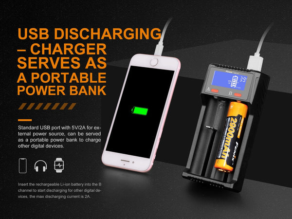 Fenix ARE-D2 Dual Channel Smart Battery Charger | Fenix