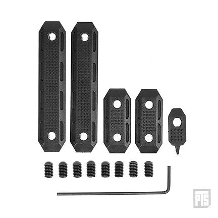 PTS Enhanced Polymer M-Lok Rail Cover Set – Black | PTS Syndicate