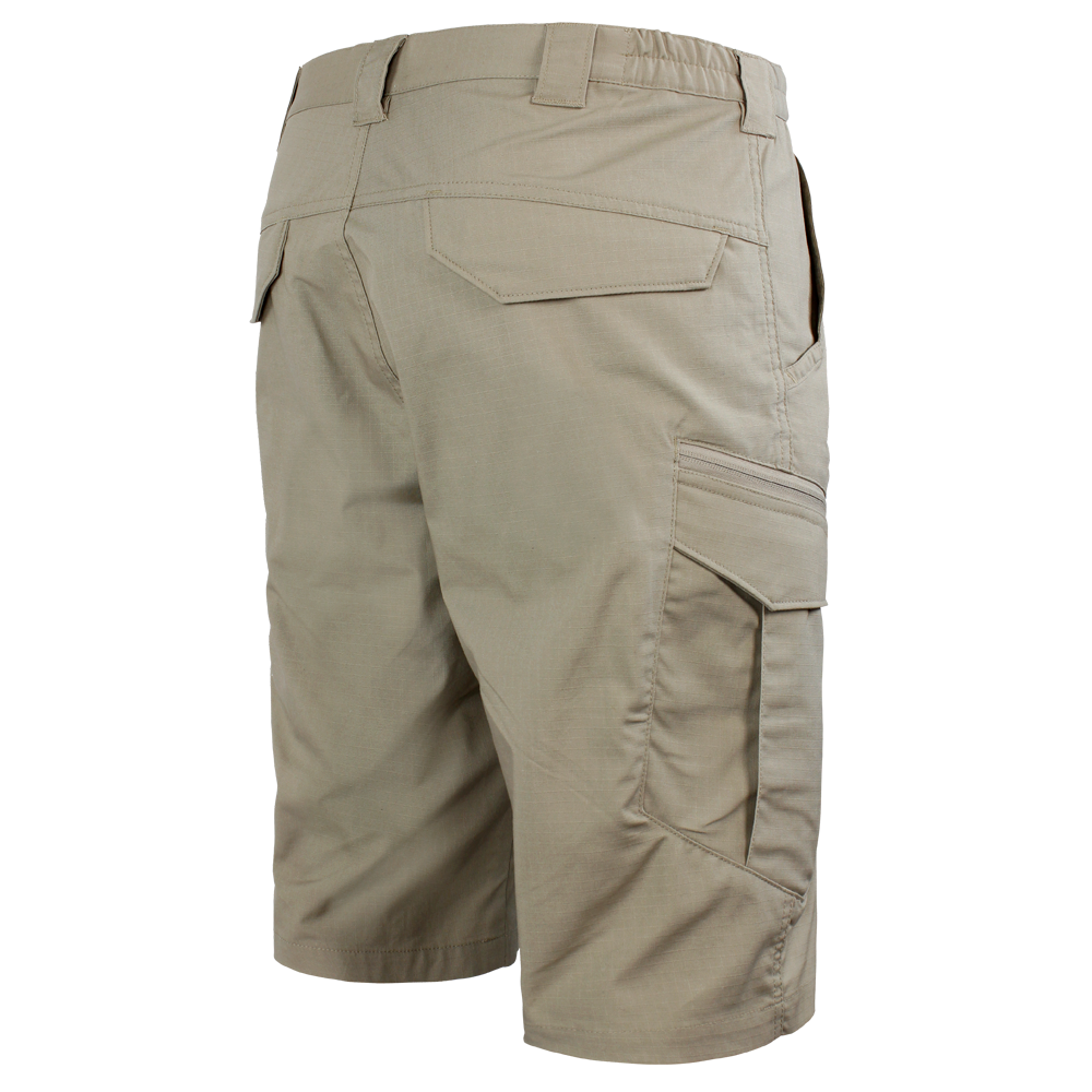 Condor Scout Shorts Khaki Taille 30W - Short Homme Robuste Avec Multiples Poches