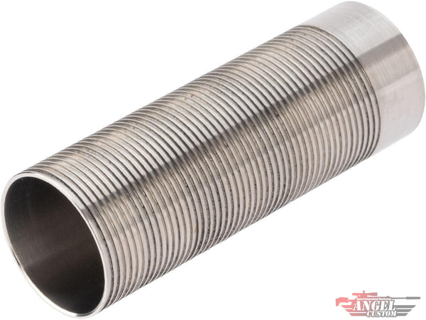 Angel Custom CNC Advanced Stainless Ribbed Airsoft AEG Cylinder – Type 0 | Angel Custom