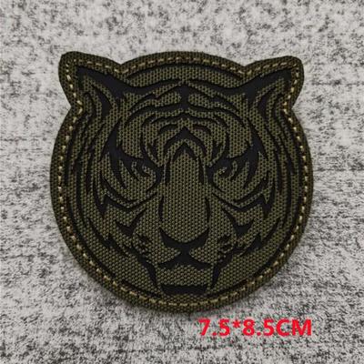 Tiger Head IR Refletive Velcro Patch | Velcro Patches