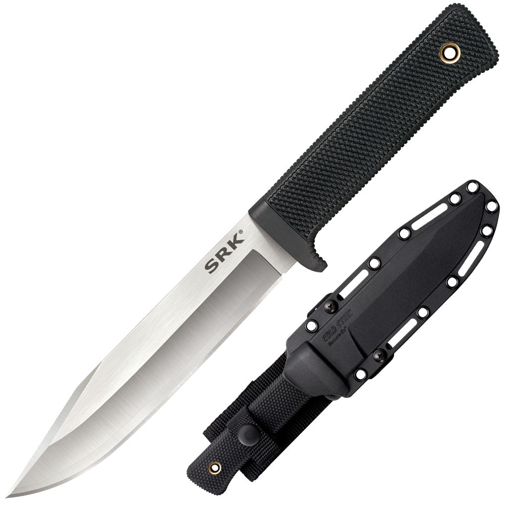 Cold Steel SRK Fixed Blade Knife – VG10 San Mai Steel w/ Sheath | Cold Steel