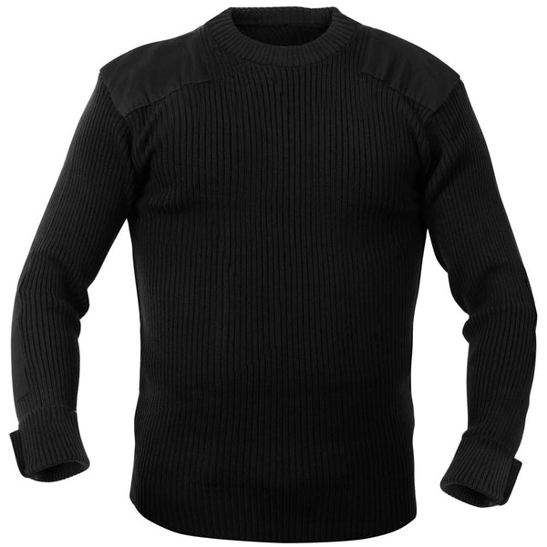 Mens G.I Commando Sweater - Black | Rothco