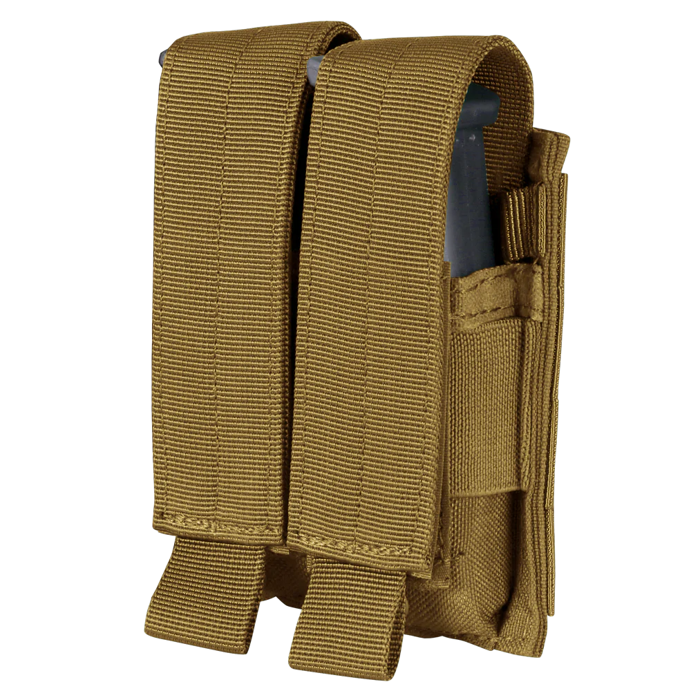 Condor Double Pistol Mag Pouch – Coyote Brown | Condor