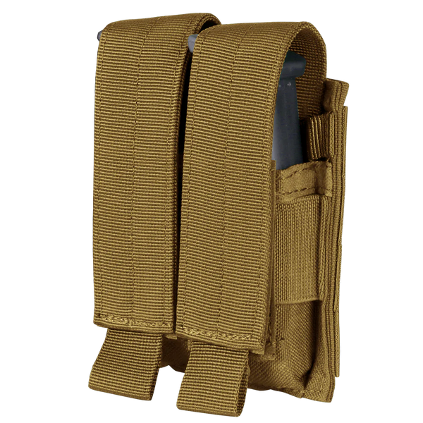 Condor Double Pistol Mag Pouch – Coyote Brown | Condor