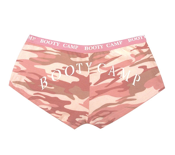 Womens Booty Shorts – Pink Camo