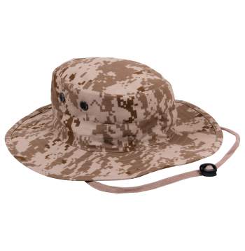 Adjustable Camo Boonie Hat – Desert Digital Camo