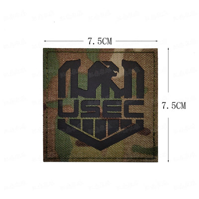 USEC Laser Cut IR Reflective Velcro Patch - Multicam