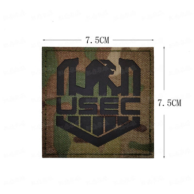 Multicam & Mono MEDIC Laser Cut IR Style Morale Patch For UBACS - Foto 3
