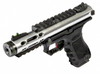 WE Galaxy Gas Blowback Select Fire Airsoft Pistol – G-Series Frame Silver | WE Tech