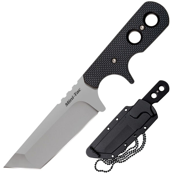 Cold Steel Mini Tac Fixed Blade Knife – Tanto Point | Cold Steel