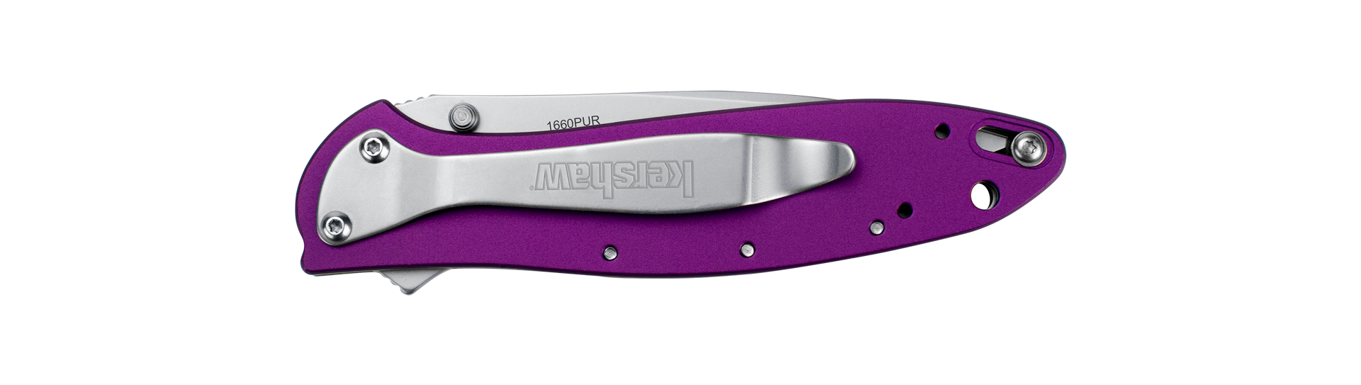 Kershaw Leek Assisted Folding Knife – Purple Handle