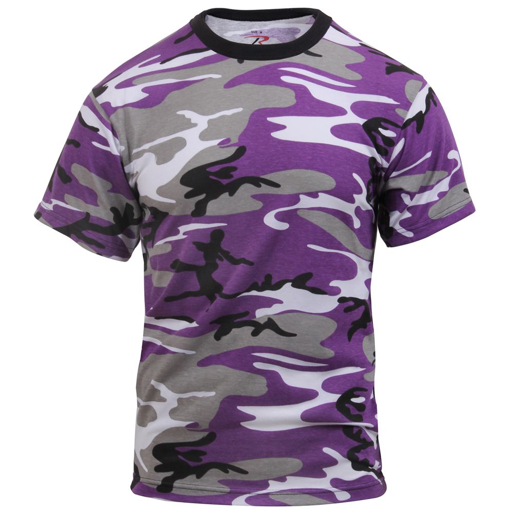 Color Camo T-Shirt – Purple Camo