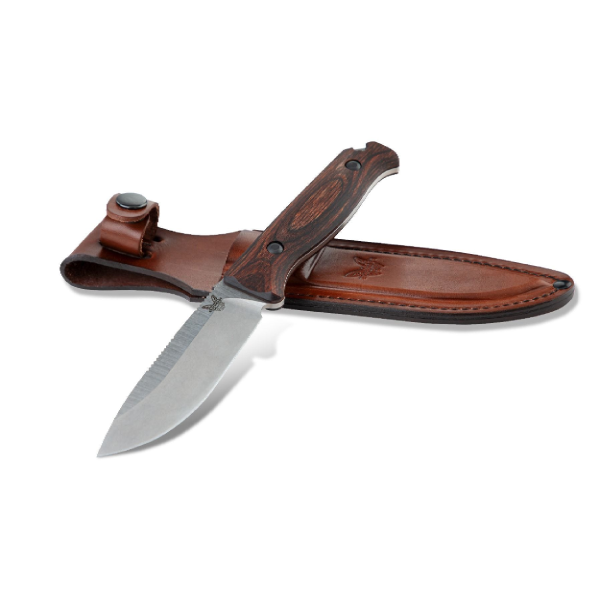Benchmade 15002 Saddle Mountain Skinner Fixed Blade w/ Hard Leather Sheath-S30V | Benchmade USA