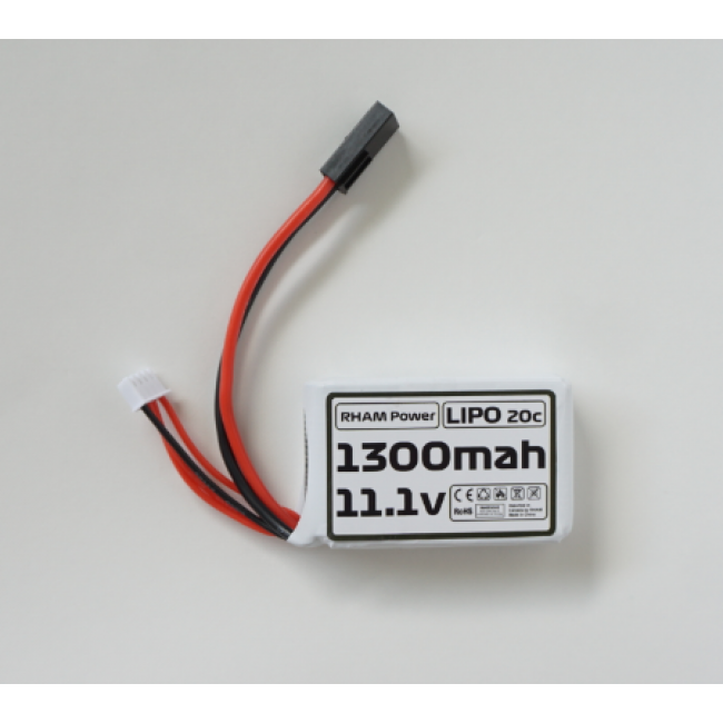 RHAM 11.1v Lipo 1300mAh PEQ style Battery | RHAM