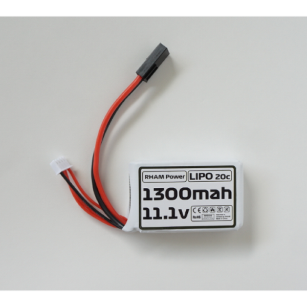 RHAM 11.1v Lipo 1300mAh PEQ style Battery | RHAM