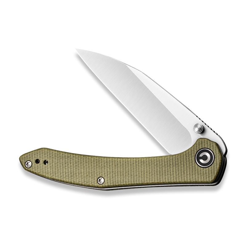 Civivi Hadros Folding Knife – Satin Blade w/ Olive Micarta Handle