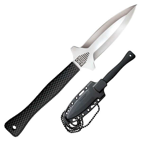 Cold Steel Hide Out Neck Knife - 3” Plain Blade w/ Secure-Ex Sheath | Cold Steel
