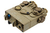 DBAL-A2 Style Aiming Laser/Flashlight (Nylon Body Red Laser) - Dark Earth
