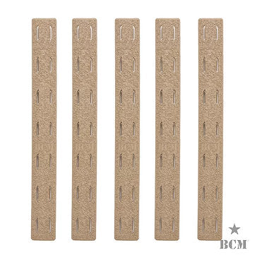 BCM MCMR Gunfighter M-Lok Rail Panel Kit – Flat Dark Earth 5 Pack | PTS Syndicate