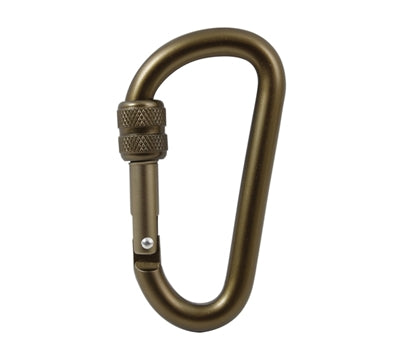 80 MM Locking Carabiner – Coyote Brown | Rothco