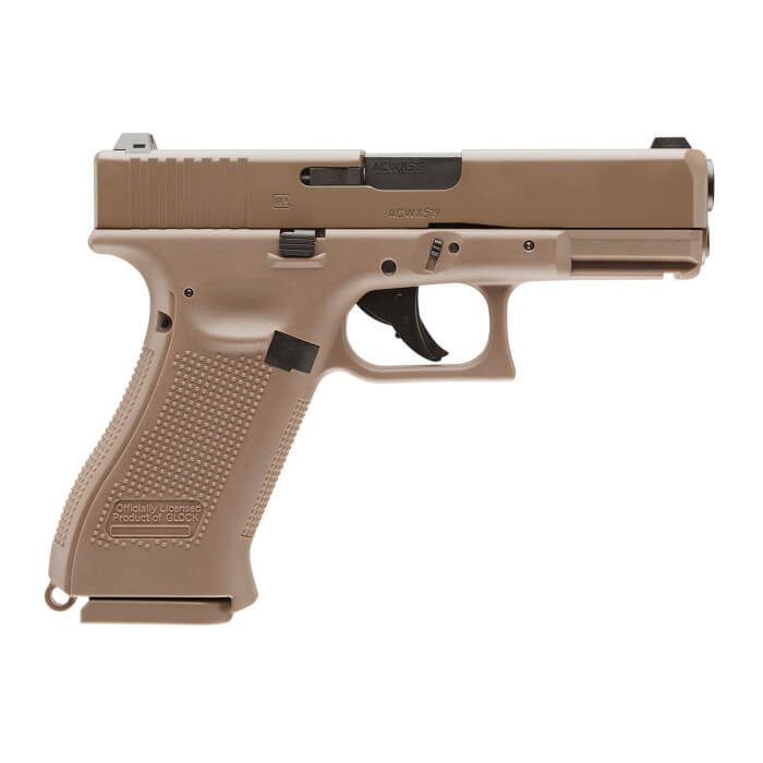 Licensed G19X 4.5mm BB Pistol – Coyote Brown