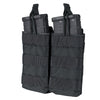 Condor Double M4/M16 Open Top Mag Pouch – Black | Condor