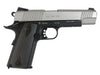 Cybergun Colt Licensed M1911 Two Tone Silver CO2 Blowback Airsoft Pistol By KWC