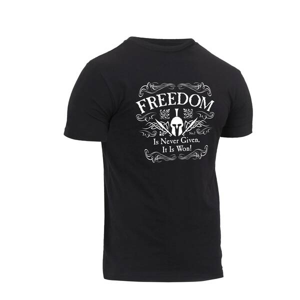 Athletic Fit Freedom T-Shirt – Black