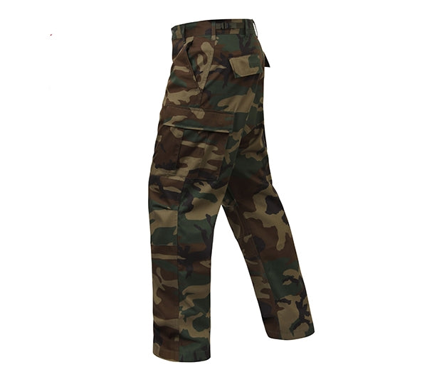 Camo Tactical BDU Pants – Woodland Camo