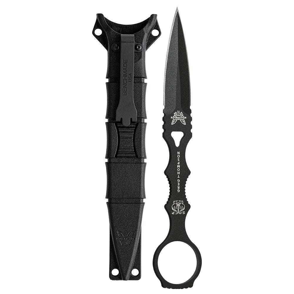 Benchmade SOCP Dagger Fixed Blade Knife, 440C, Black Sheath | Benchmade USA
