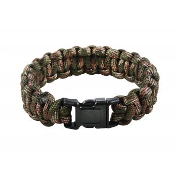 Paracord Bracelet – Woodland Camo