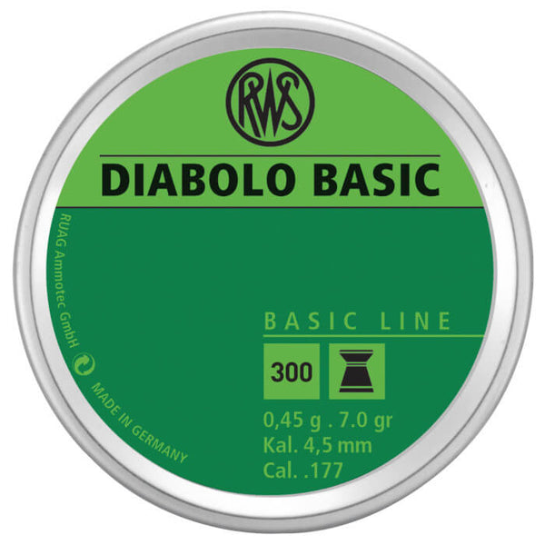 RWS Diablo .177 Tin Pellets – 300ct | Umarex USA