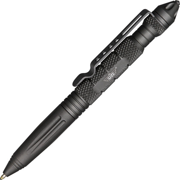 Uzi TP6 Tactical Defender Pen w/ Window Breaker & Handcuff Key – Gun Metal Grey