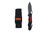Ruike M195 Rescue Folding Knife – Black w/ D2 Steel Combo Edge