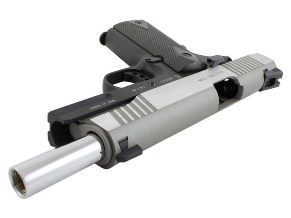 Cybergun Colt Licensed M1911 Two Tone Silver CO2 Blowback Airsoft Pistol By KWC