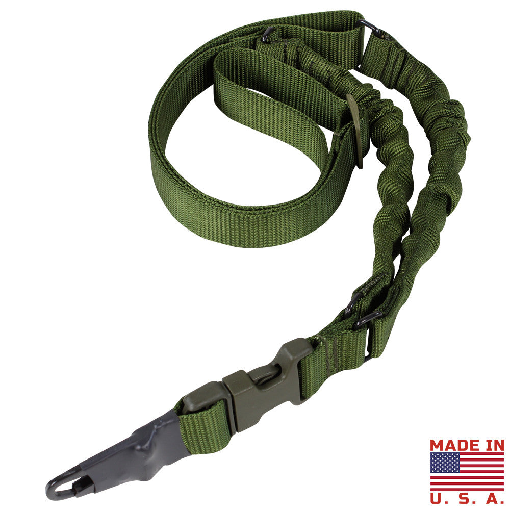 Condor Adder Dual Bungee Single Point Rifle Sling –Olive Drab