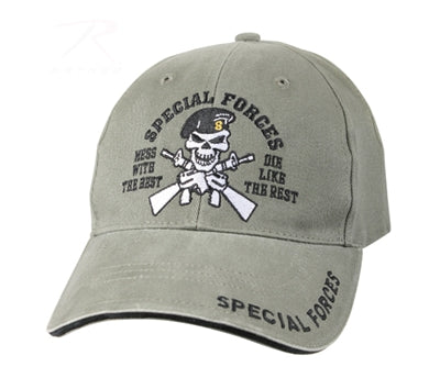 Olive Drab Special Force Embroidered Vintage Cap
