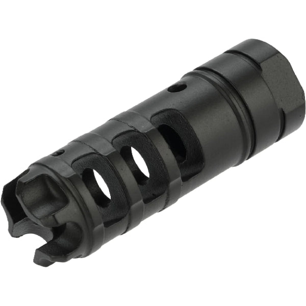 CYMA Steel 3-Port Muzzle Brake – 14mm CCW | CYMA