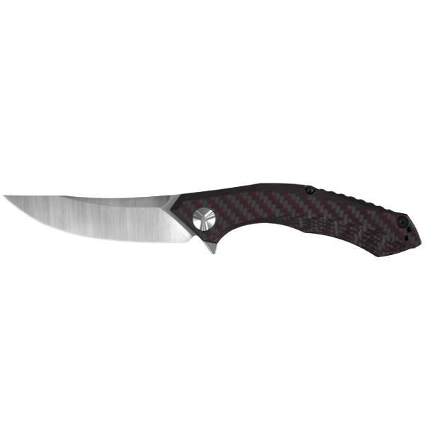 ZT0462 Large Sinkevich Folding Knife - 20CV Steel W/ Red Carbon Fiber | Zero Tolerance