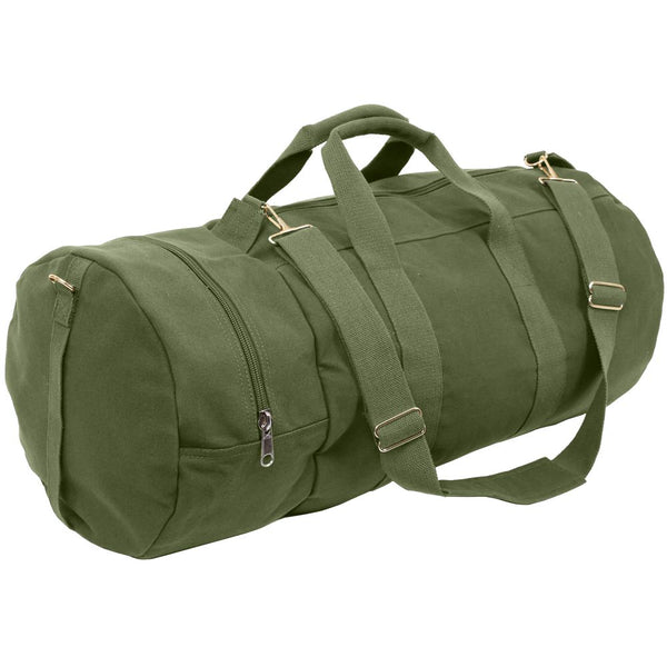 Canvas Double Ender Duffle Bag - OD Green