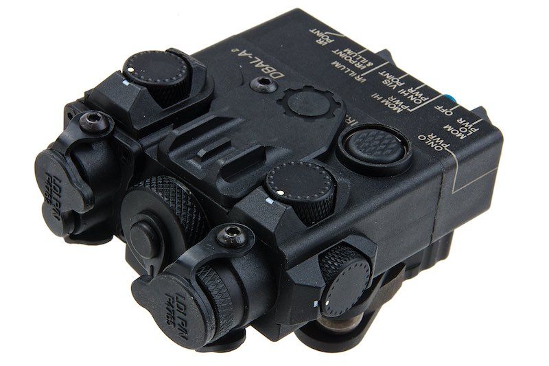 DBAL-A2 Style Aiming Laser/Flashlight (Nylon Body Red Laser) - Black | Sotac