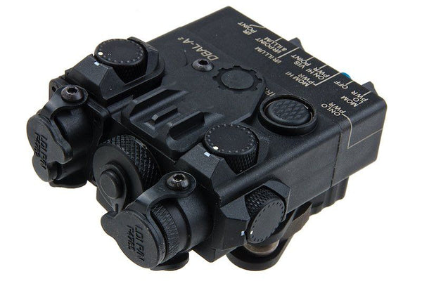 DBAL-A2 Style Aiming Laser/Flashlight (Nylon Body Red Laser) - Black