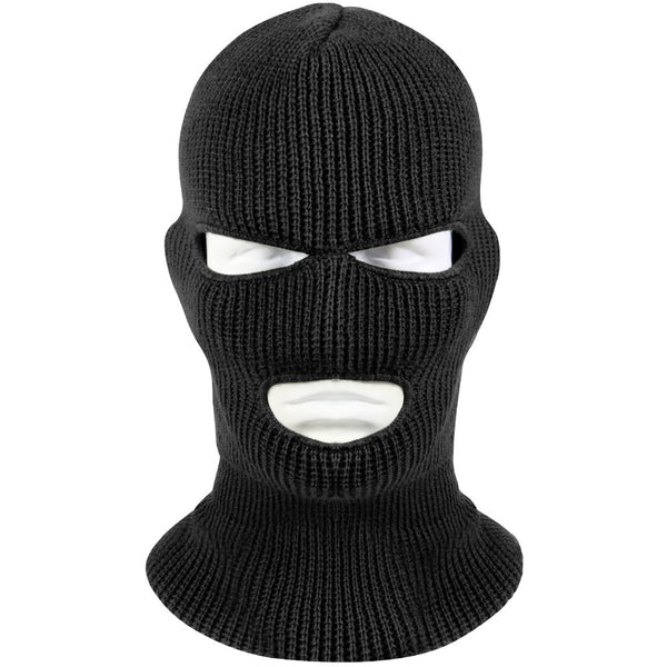 Three-Hole Balaclava – Black | Rothco