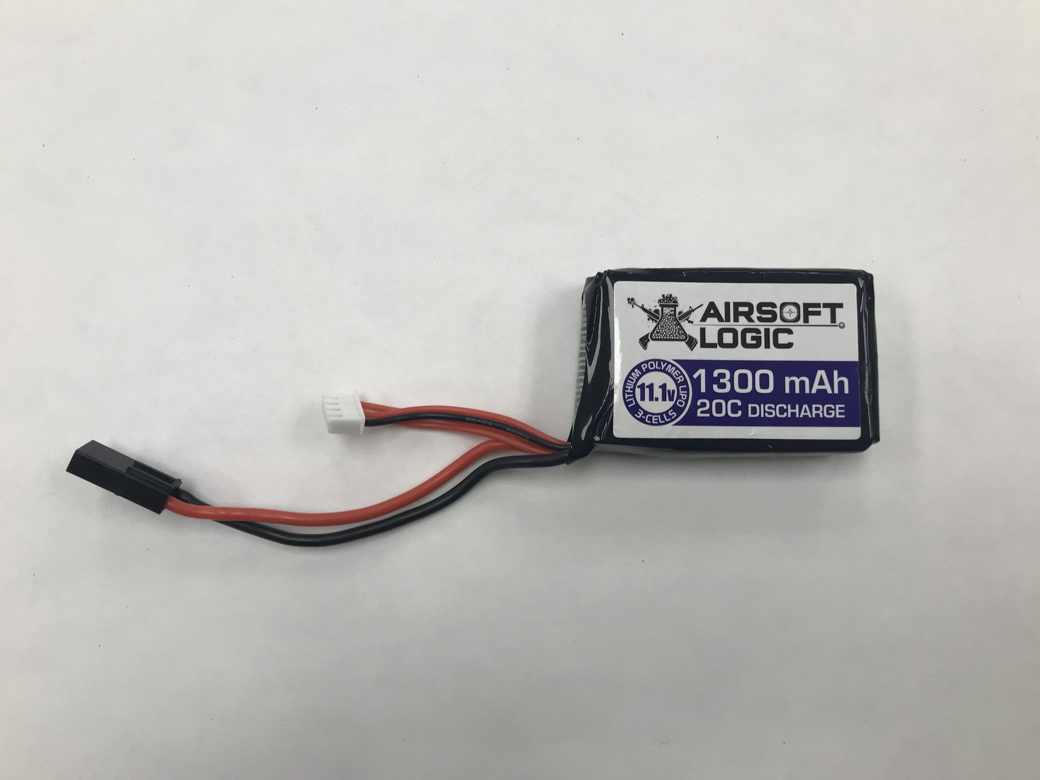 Airsoft Logic 11.1v 1300maH Lipo Battery PEQ Style – Mini Tamiya