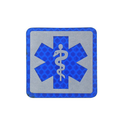 EMS Paramedic Reflective Velcro Patch - Blue | Velcro Patches