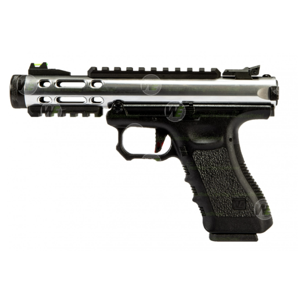 WE Galaxy Gas Blowback Select Fire Airsoft Pistol – G-Series Frame Silver