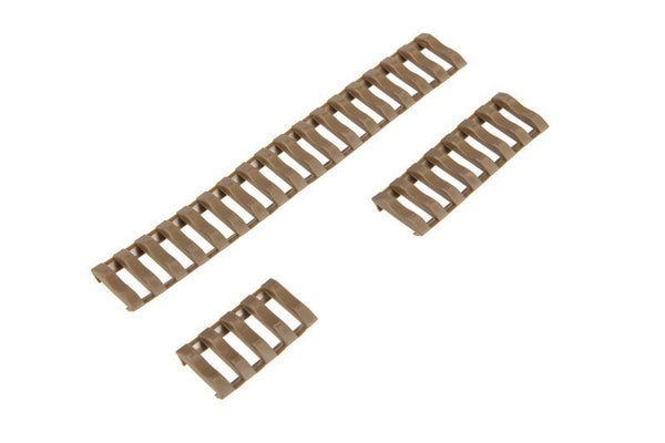 18 Slot LoPro Rail Covers Set -Tan | ACM